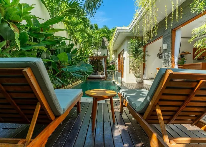 Villa Bali Blue I - Two-bedroom Peaceful Garden Pool Oasis In *