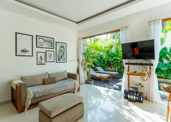 Bali Blue I - Two-bedroom Peaceful Garden Pool Oasis In Villa *
