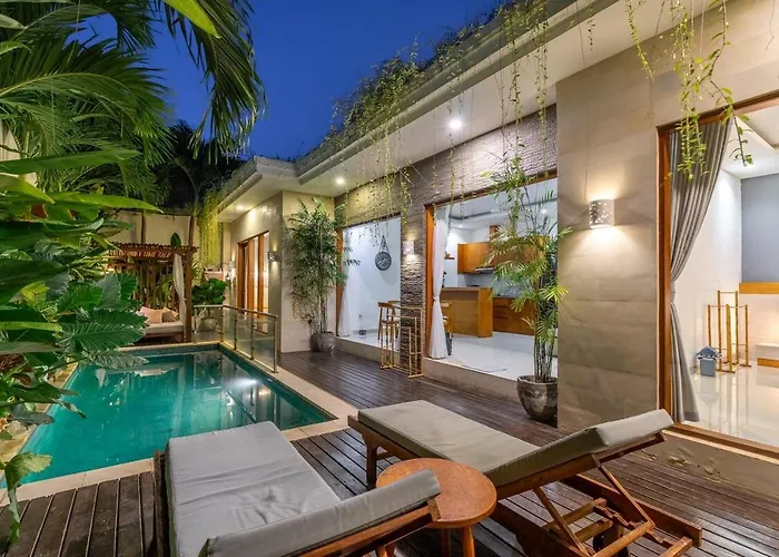 Bali Blue I - Two-bedroom Peaceful Garden Pool Oasis In Villa Seminyak (Bali)