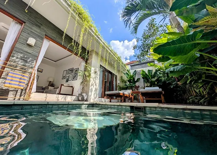 Bali Blue I - Two-bedroom Peaceful Garden Pool Oasis In Villa *
